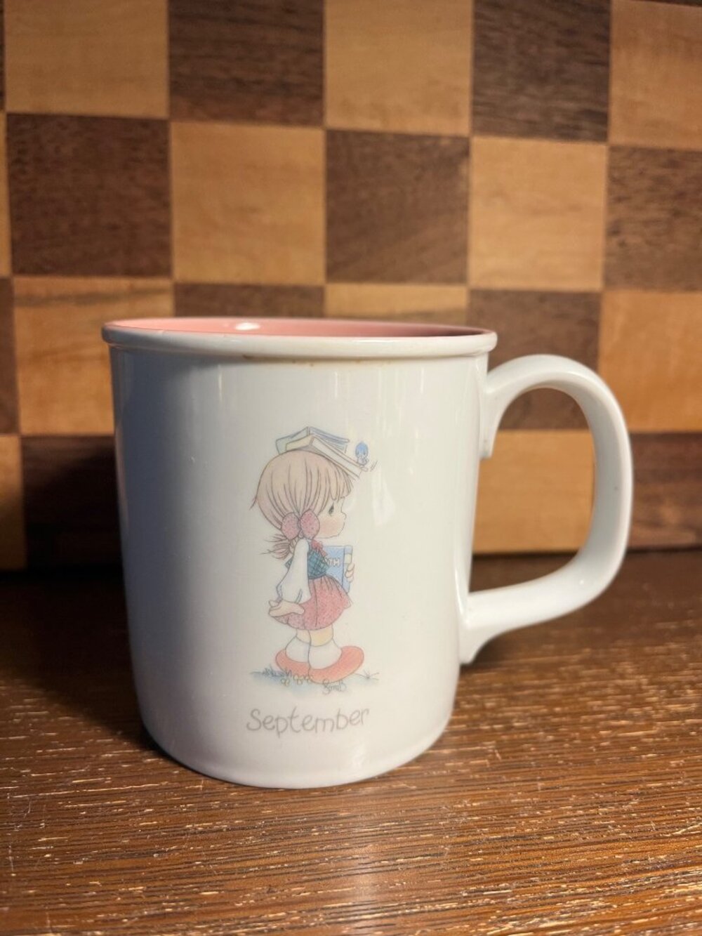 1987 Enesco Precious Moments September Cup A514